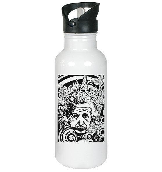 Einstein // Edelstahl-Trinkflasche 600ml - GRAJF