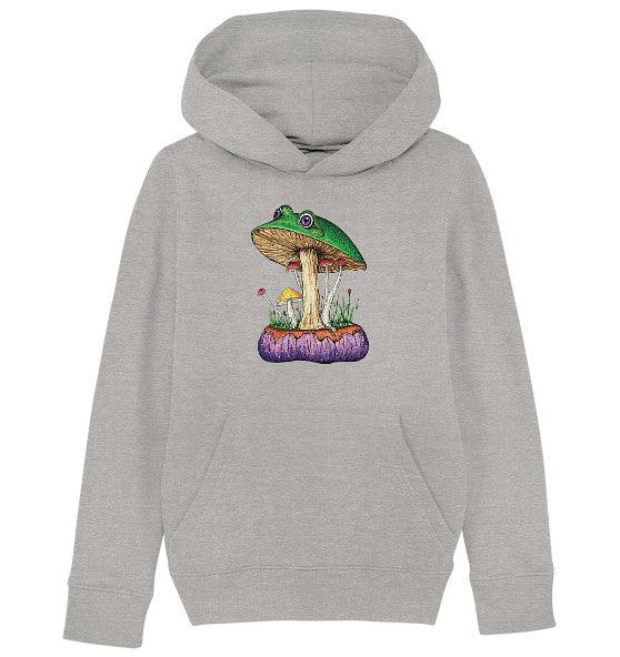 Mushrooms World // Kids Organic Hoodie - GRAJF