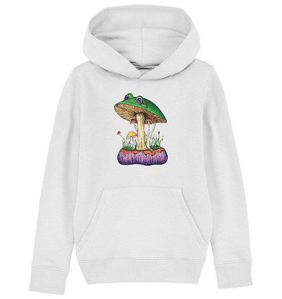Mushrooms World // Kids Organic Hoodie - GRAJF