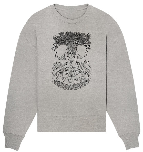 Till Death // Organic Oversize Sweatshirt - GRAJF