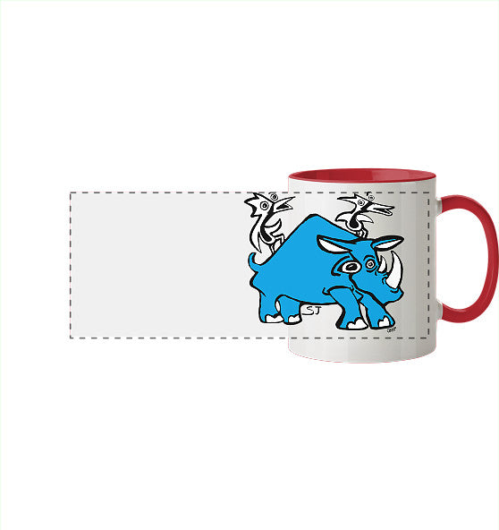 Rhino // Farbige Tasse