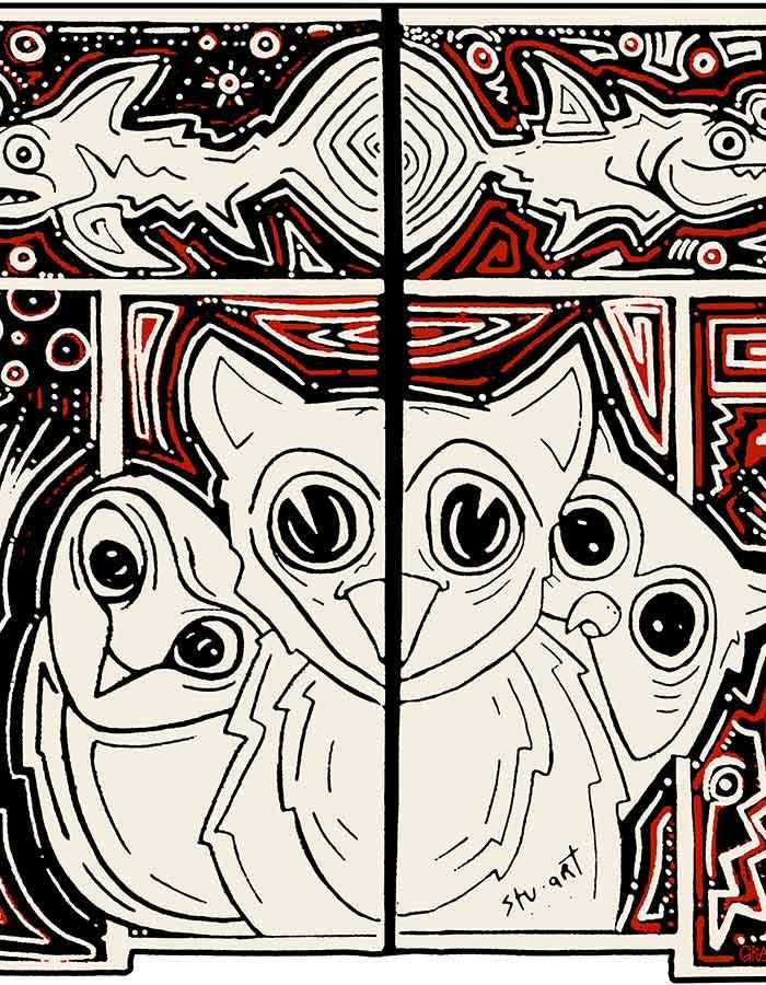 Three Owls - GRAJF