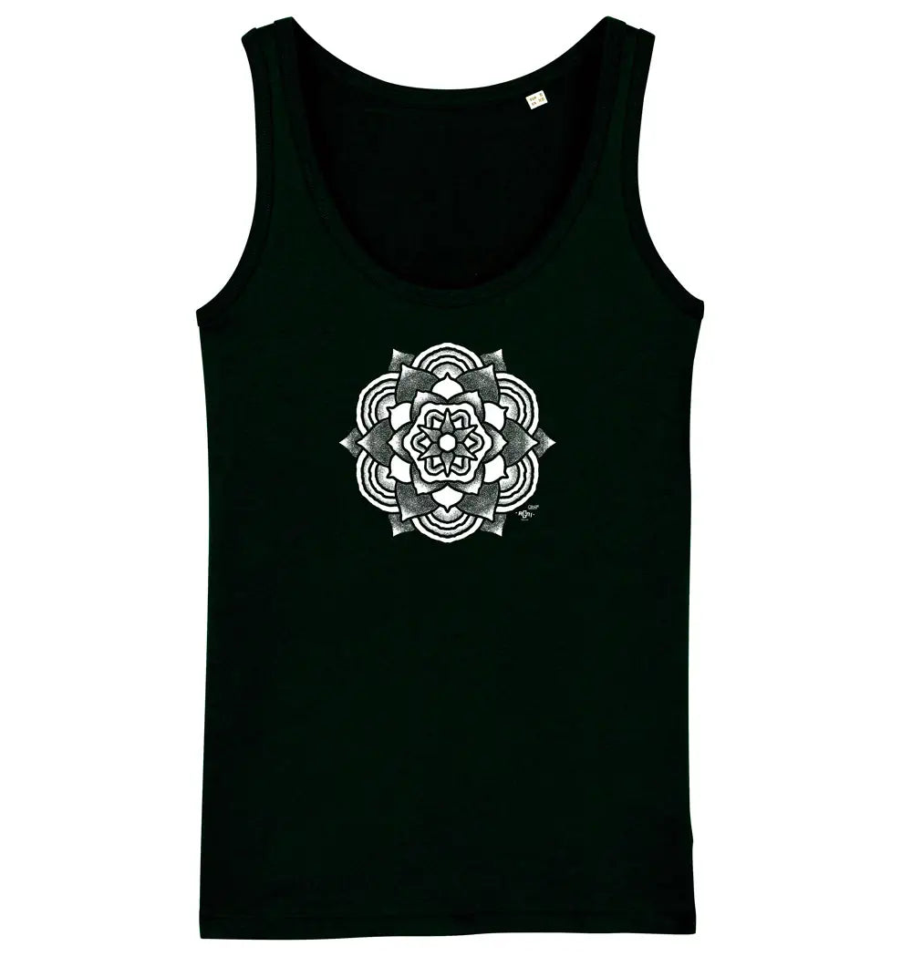 Lotus // Camiseta sin mangas orgánica para mujer