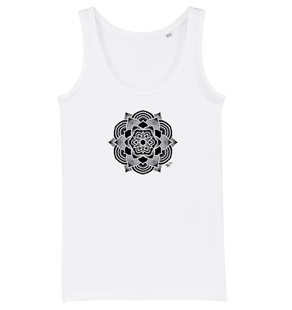 Lotus // Camiseta sin mangas orgánica para mujer