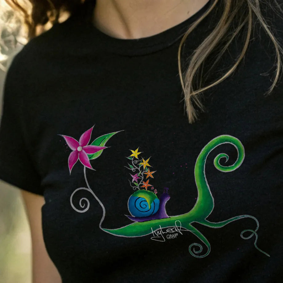 Die Schnecke // Damen T-Shirt