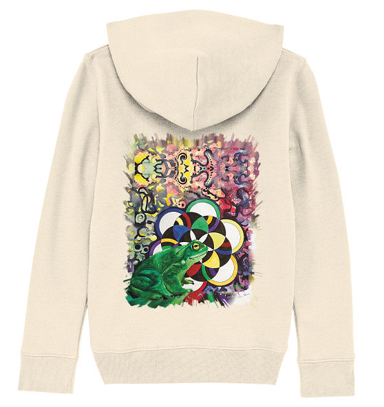 PsyToad // Sudadera con capucha orgánica para niños