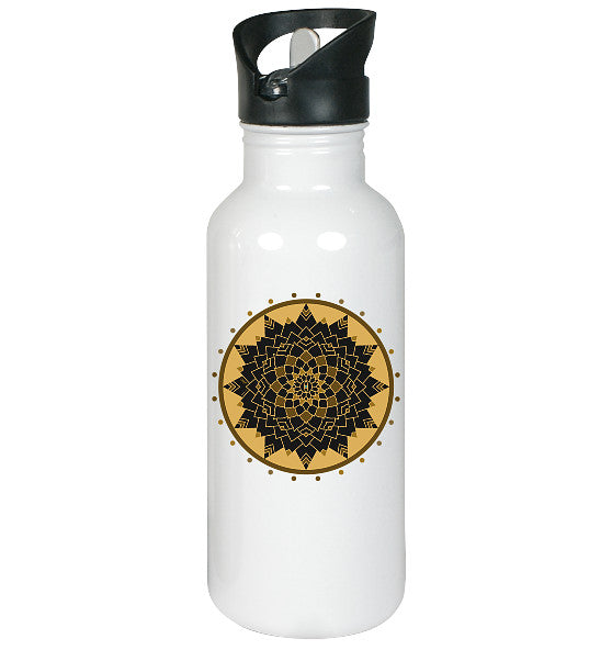 Tribal Sun // Stainless steel drinking bottle 600ml