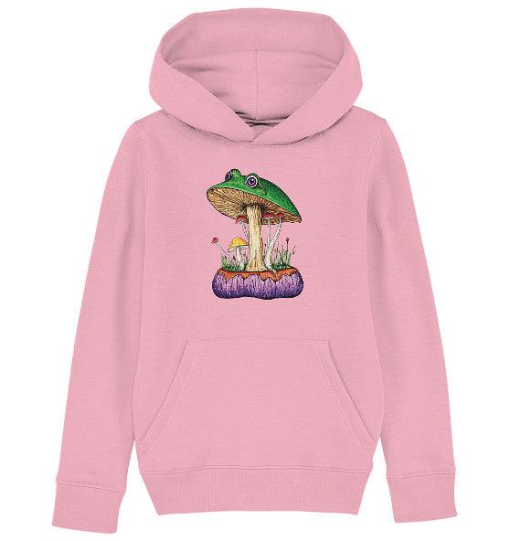 Mushrooms World // Kids Organic Hoodie - GRAJF