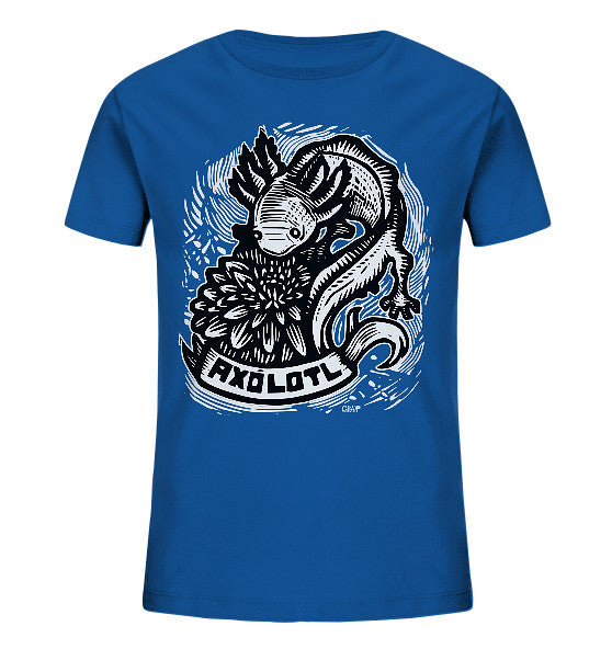 Axolotl // Camisa orgánica para niños