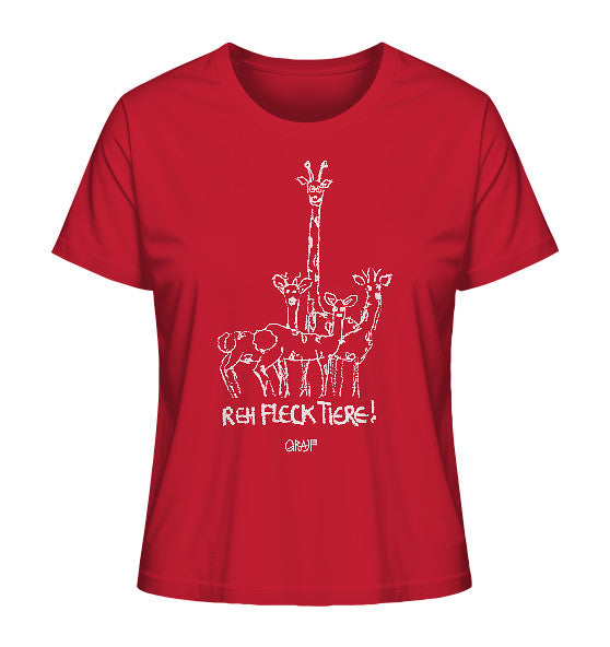 RehFleckTiere! // Ladies Organic Shirt