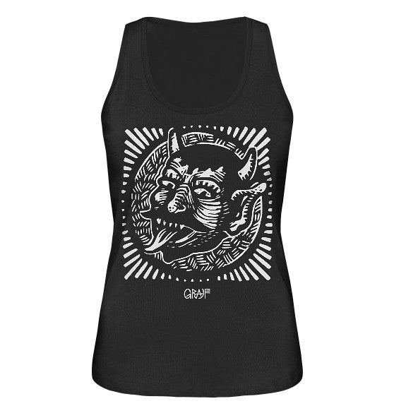 Diablito // Camiseta sin mangas orgánica para mujer