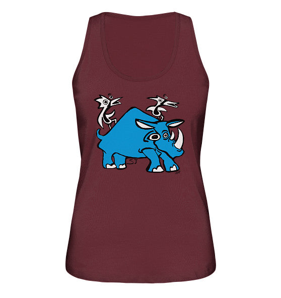 Rhino // Camiseta sin mangas orgánica para mujer