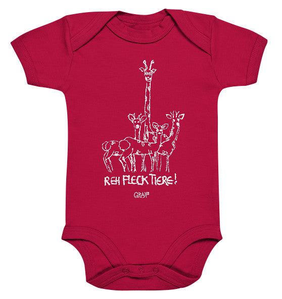 DeerFleckAnimals! // Baby Organic Bodysuit