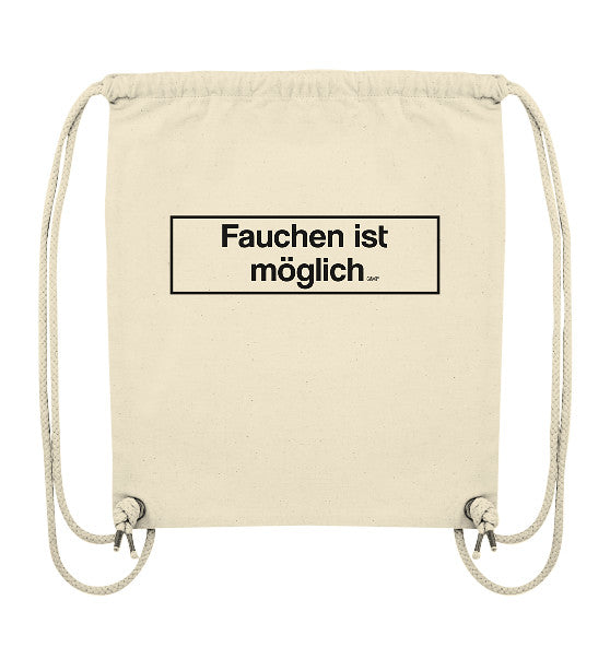 Fauchen // Organic Gym-Bag