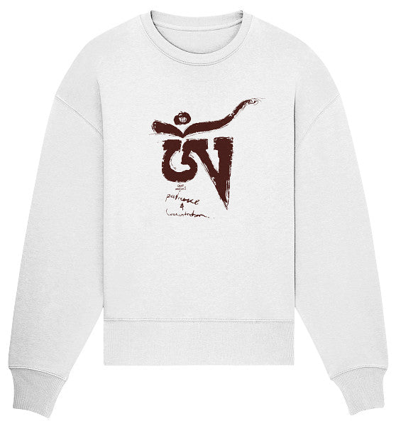 Tibetan Om // Organic Oversized Sweatshirt