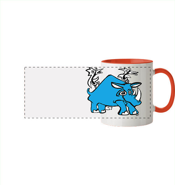 Rhino // Colored mug